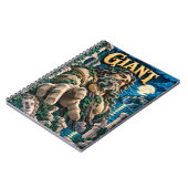 Carnet Monstre géant découpé en papier (Côté gauche)