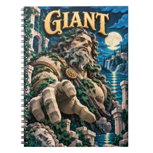 Carnet Monstre géant découpé en papier (Devant)