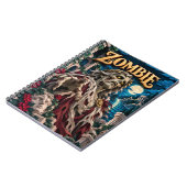 Carnet Monstre Zombie découpé en papier (Côté gauche)