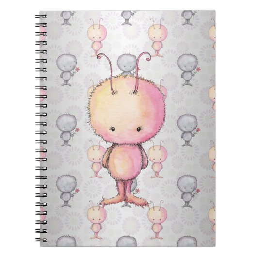 Carnet Monstres mignons et duveteux (Devant)