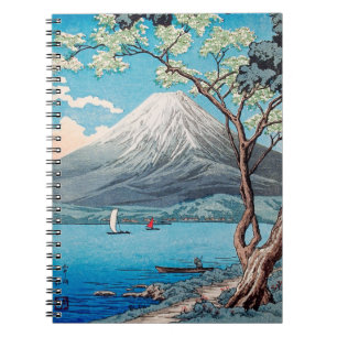 Carnet Mont Fuji du lac Yamanaka, Takahashi, Japonais