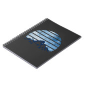 Carnet montagne abstraite (Côté gauche)