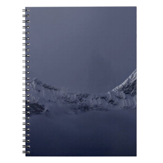 CARNET MONTAGNE COUVERTE DE GLACE (Devant)