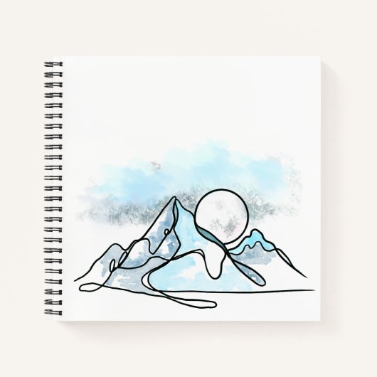 carnet montagne de glace (Devant)
