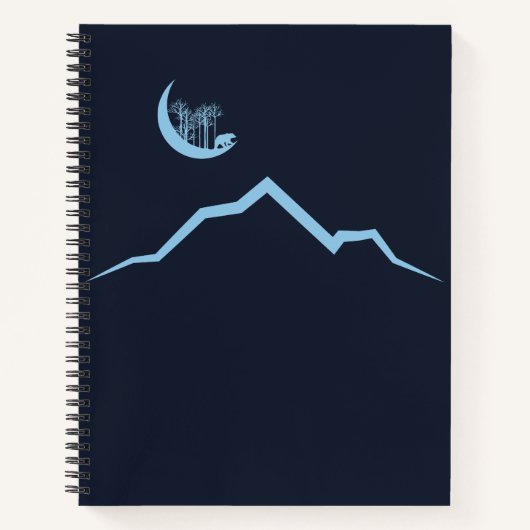 Carnet Montagne de la Lune Ours (Devant)