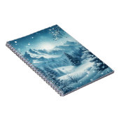 Carnet Montagne d'hiver de neige (Côté Droit)