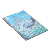 Carnet Montagne enneigée & Aigle (Côté Droit)