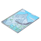 Carnet Montagne enneigée & Aigle (Côté gauche)