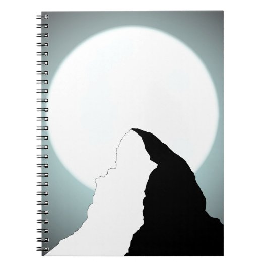 Carnet Montagne Lune (Devant)