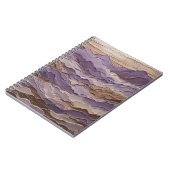 Carnet Montagne Mystique pourpre et Brown (Côté gauche)