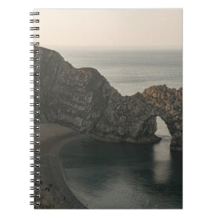 Carnet MONTAGNE ROCHEUSE Brown AU BORD DU CORPS D'EAU DUR