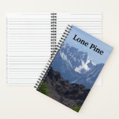 Carnet Montagnes enneigées de Lone Pine (À l'intérieur)