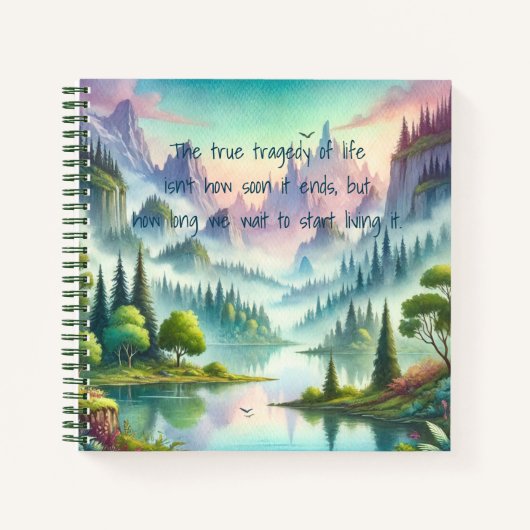 Carnet Montagnes mystiques et devis (Devant)