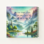 Carnet Montagnes mystiques et devis (Dos)