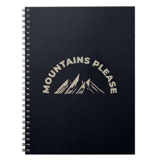 Carnet Montagnes s'il vous plaît (Devant)