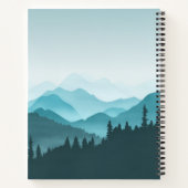 Carnet Montagnes turquoises (Dos)