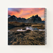 Carnet Montagnes | Vesturhorn Mountain Islande (Dos)