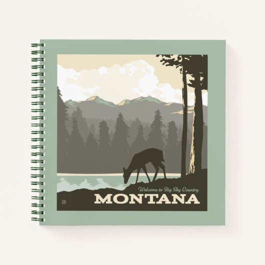 Carnet Montana | Bienvenue dans Big Sky Country (Devant)