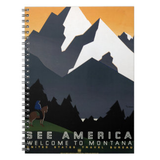 Carnet Montana Paysage Art Non Identifié Photos Vintages 