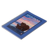 Carnet MontanaMomma Ours et Vintage voyage d'oursons (Côté gauche)