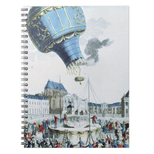 Carnet Montée de la montgolfière de frères de Montgolfier