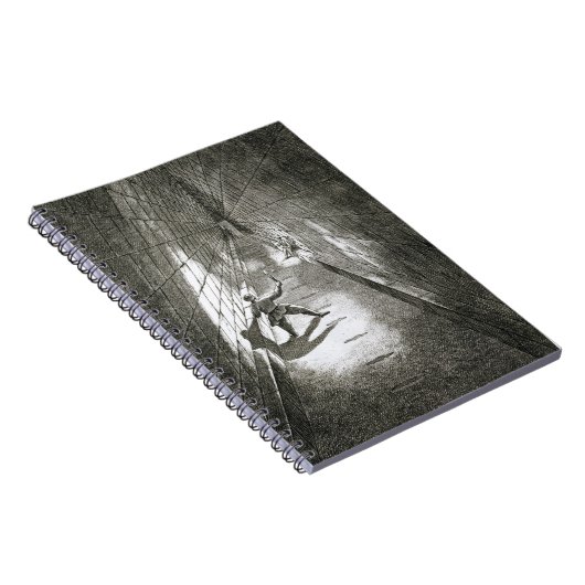 Carnet Montée intérieure d'une pyramide, c.1780 (gravure) (Côté Droit)