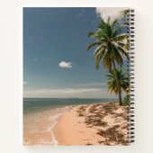 Carnet Montée Silencieuse Flux Plage Tropicale (Dos)