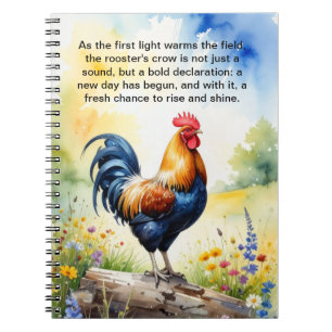 Carnet Monter et briller le coq