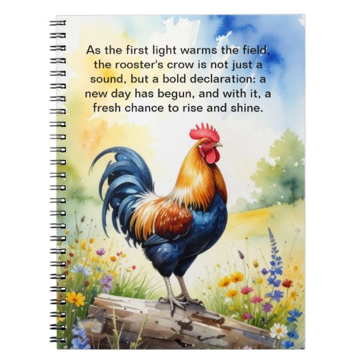 Carnet Monter et briller le coq (Devant)