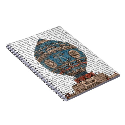 Carnet Montgolfière Aérospatiale Soleil chaud (Côté Droit)