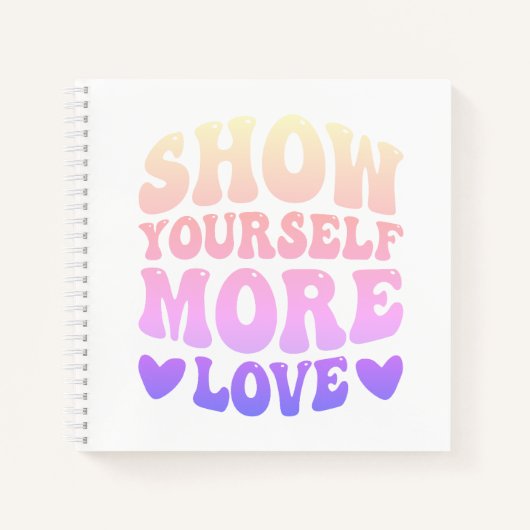 Carnet Montre-toi plus d'amour (Devant)