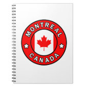 Carnet Montréal Canada (Devant)