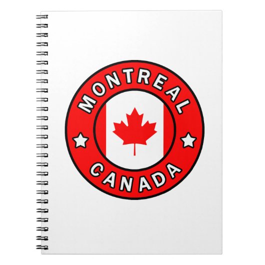 Carnet Montréal Canada (Devant)