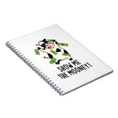 Carnet Montrez-Moi Le Mooney Funny Cow Pun (Côté Droit)