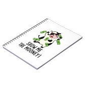 Carnet Montrez-Moi Le Mooney Funny Cow Pun (Côté gauche)