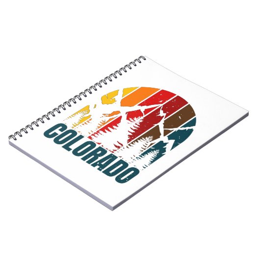 Carnet Monts du Colorado Rétro (Côté gauche)