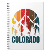 Carnet Monts du Colorado Rétro (Devant)