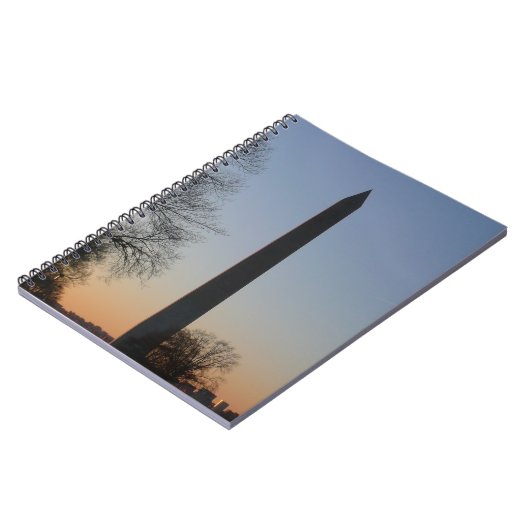 Carnet Monument de Washington au coucher du soleil (Côté gauche)
