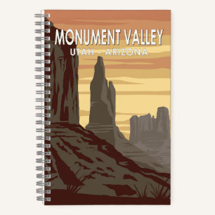 Carnet Monument Valley Arizona Utah Vintage