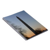 Carnet Monument Washington au coucher du soleil à DC (Côté Droit)