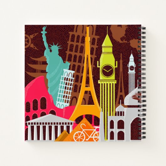 Carnet Monuments internationaux (Dos)
