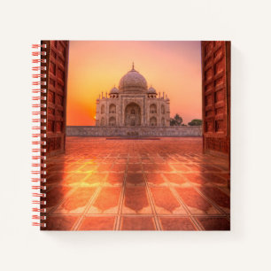 Carnet Monuments   Taj Mahal, India at Sunset