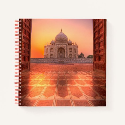 Carnet Monuments | Taj Mahal, India at Sunset (Devant)