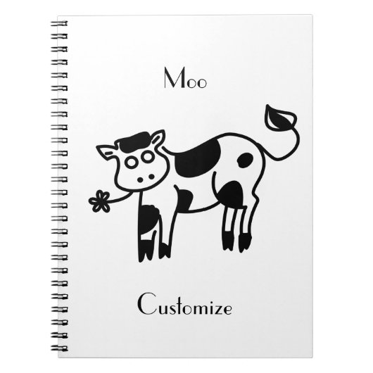 Carnet Moo Cow Thunder_Cove (Devant)
