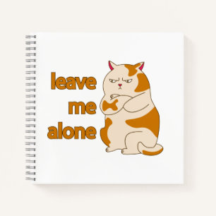 Carnet Moody Grosse cat me laisse tranquille