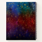 Carnet Moody Ombre | Psychedélique Grunge Gold Stardust (Dos)