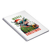 Carnet Mooey Noël Highland Cow Light Santa Hat T-Shi (Côté Droit)