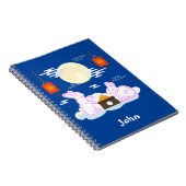 Carnet Moon Rabbit Mooncake Nuages Mooncake Festival à la (Côté Droit)
