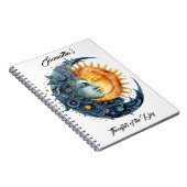 Carnet Moon tranquillité créativité astrologie -PERSONNAL (Côté Droit)