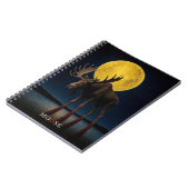 Carnet Moose Chaussettes Longues gothique Surréaliste (Côté gauche)